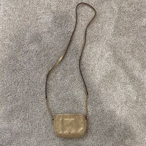 Gold snakeskin Michael Kors crossbody